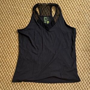 Lucky in Love Black Women's Tank Top UPF 50+